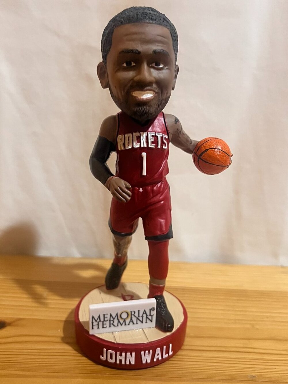 NBA Houston Rockets John Wall Bobblehead SGA Used Good Condition $40